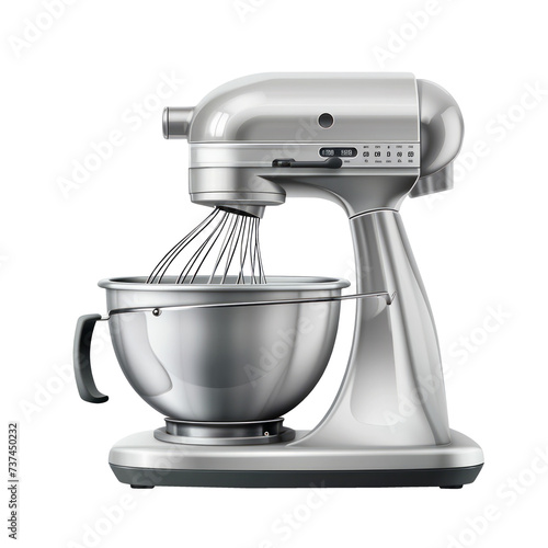 Modern electric kitchen appliance for cooking. Isolated on transparent background.