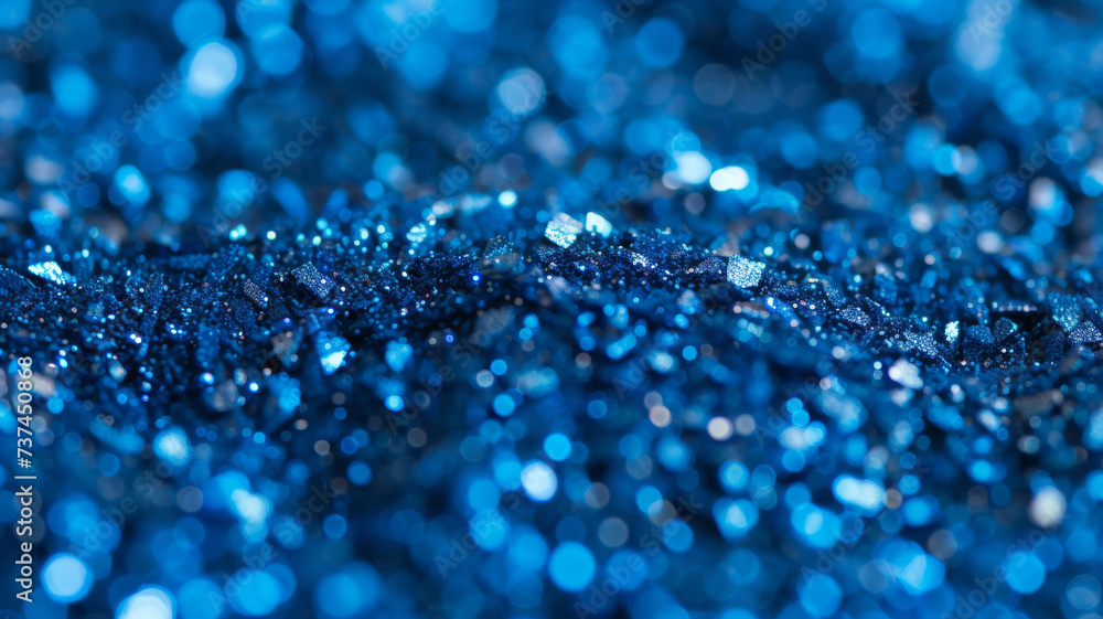 Dark Navy Sparkles, Glittering Blue Background Dark Navy Sparkles, Glittering Blue Background