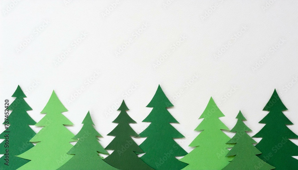 green  tree paper background