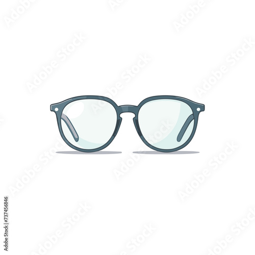 Glasses icon clip art vector illustration