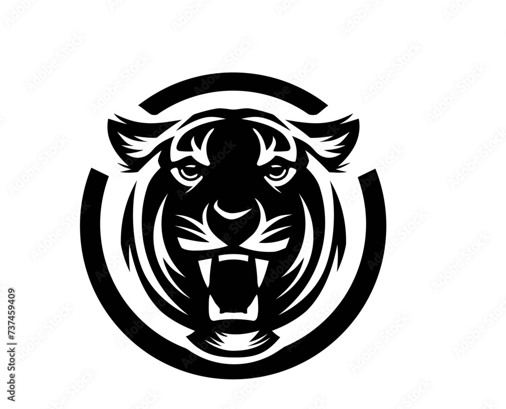 tiger head tattoo