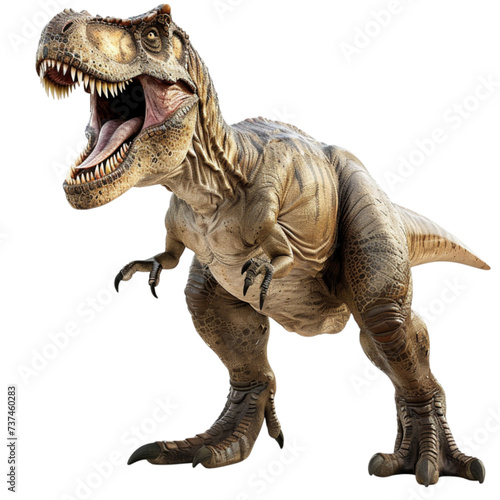 dinosaur isolated on a white background with clipping path. © Alina