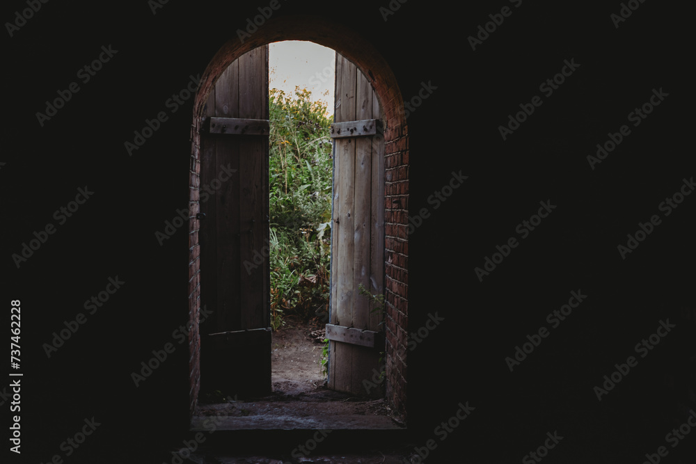 Fototapeta premium old bunker door