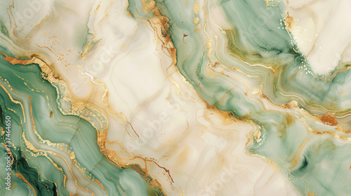 A beautiful background reminiscent of watercolor stains, resembling green marble.