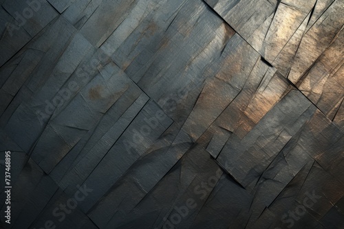 Black and copper geometric shapes background