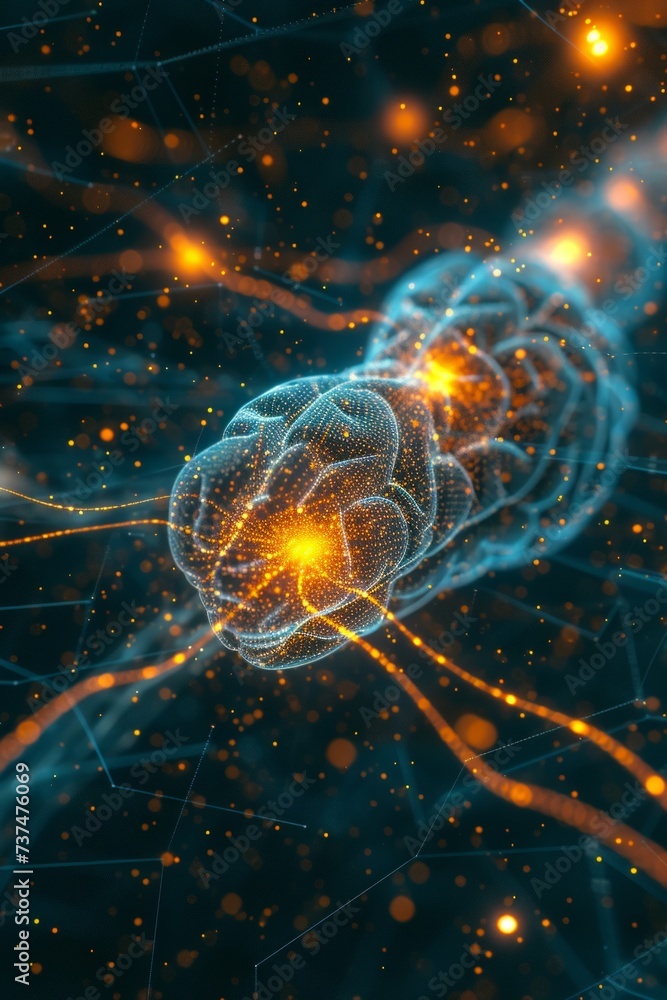 Brain with multiple connections Brain with multiple connections