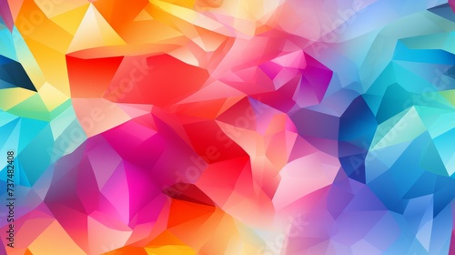 vibrant colorful geometric background