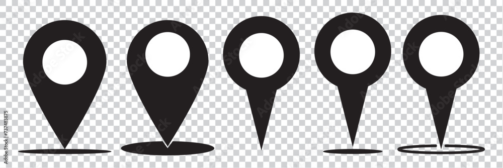 Map Location Set Icon. Map Pointer Icon. GPS Location Icon, Vector Illustration in eps 10.
Map Location Set Icon. Map Pointer Icon. GPS Location Icon, Vector Illustration in eps 10.
