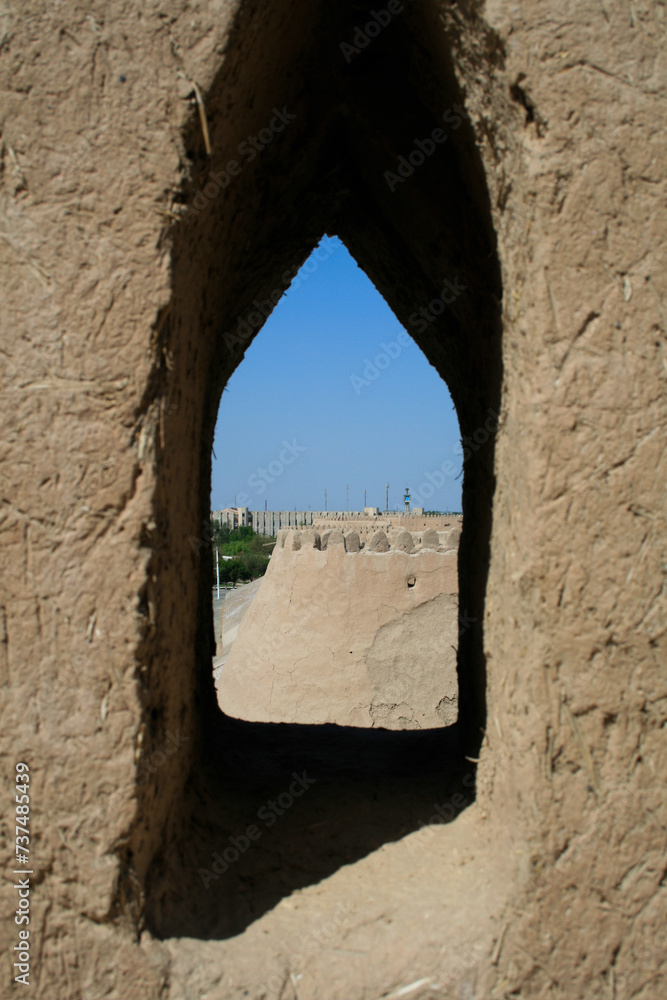 Ancient city walls of Khiva