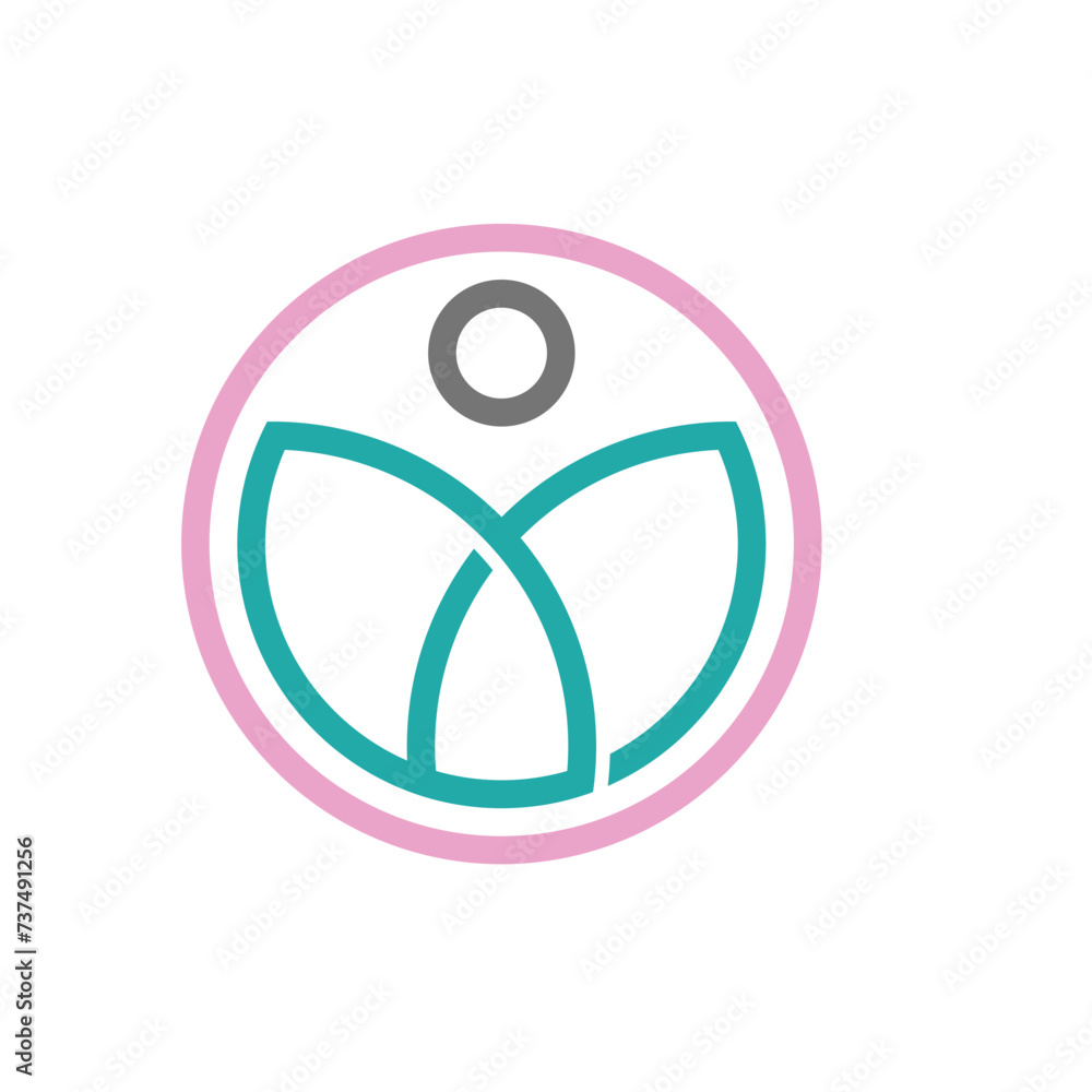 Beauty leaf clinic logo. Smart clean and modern logo design inspiration Beauty leaf clinic logo. Smart clean and modern logo design inspiration