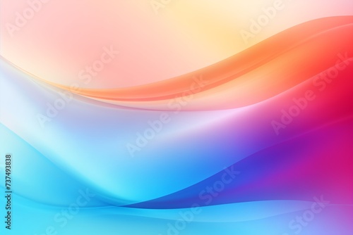 Abstract Color Transition, Blurred Rainbow Gradient Background for Modern Poster,The concept of coexistence of diverse people.
