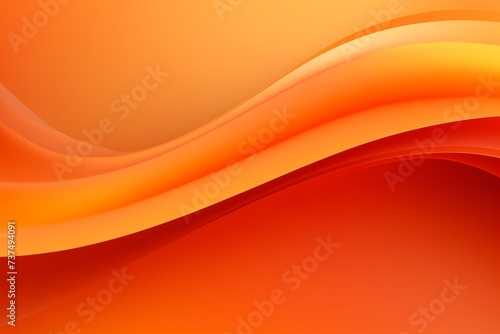 Fluid Gradient, Geometric Orange Background, Minimal Dynamic Shapes for Signage Design or business card backgrounds