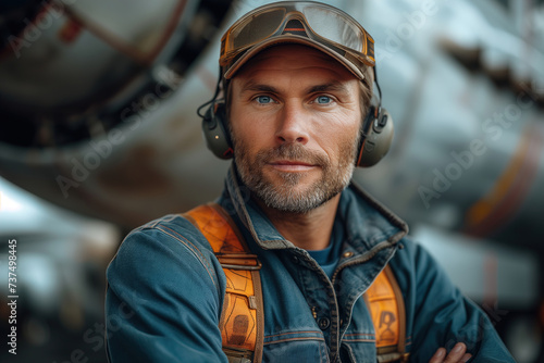 Aircraft Technician With Turbine Background