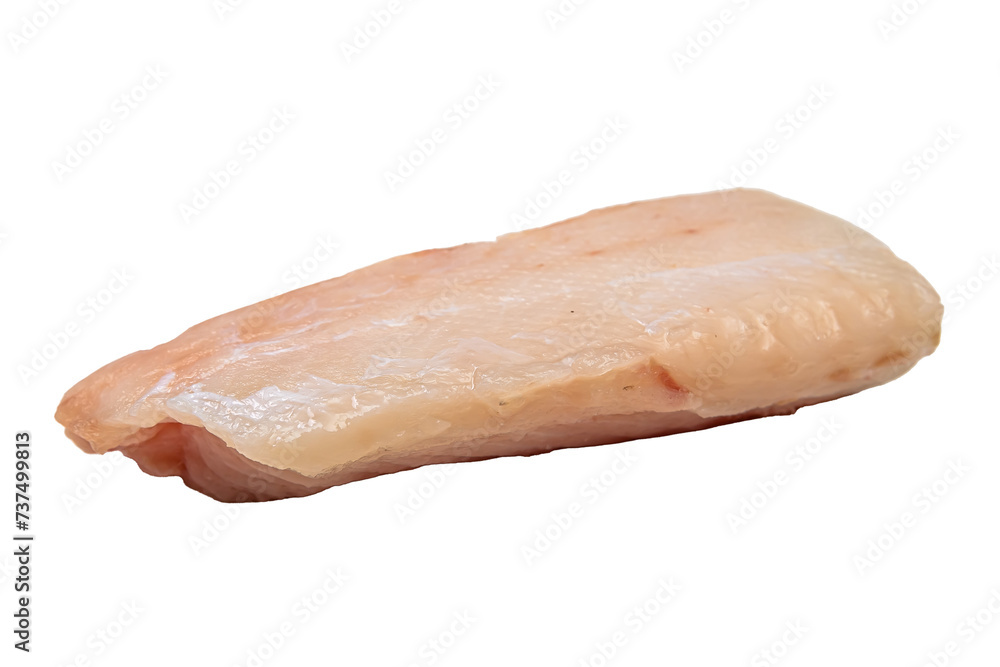cod fillet on a white background is isolated cod fillet on a white background is isolated