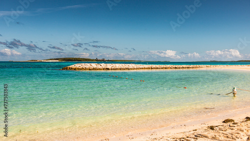 Fototapeta Naklejka Na Ścianę i Meble -  Bahamas Coco Cay Caribbean Island