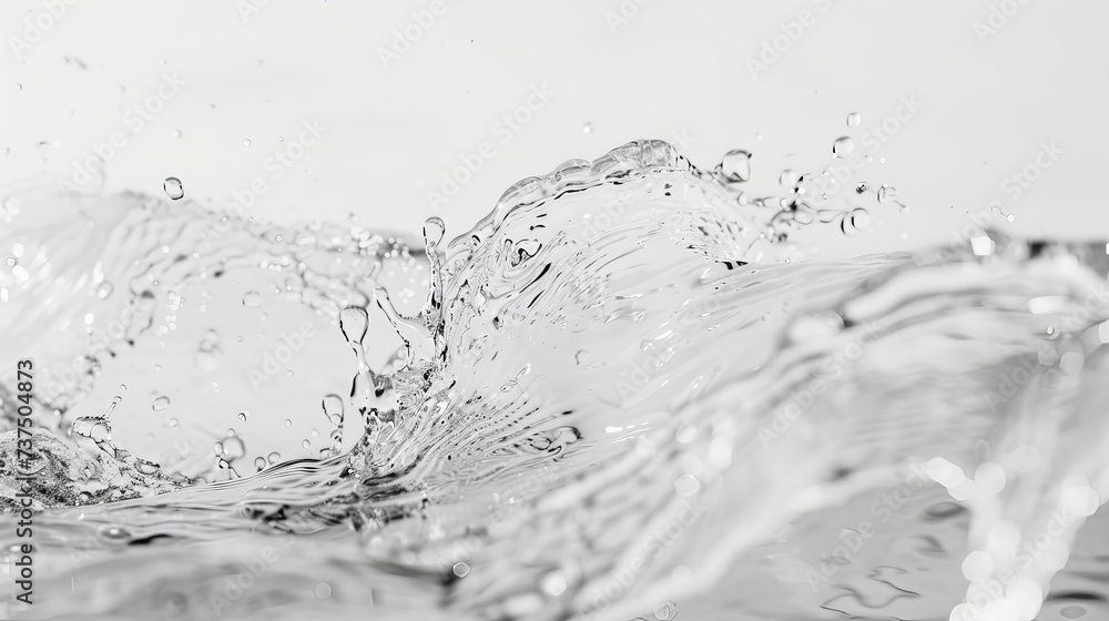  gently blurred and desaturated image capturing the serene texture of clear, calm water