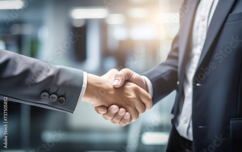 Professional Handshake: Business Collaboration