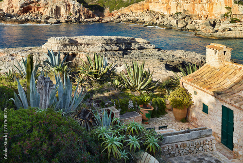 Haus am Cala s'Almunia, Santanyi, Mallorca, Balearen, Spanien photo