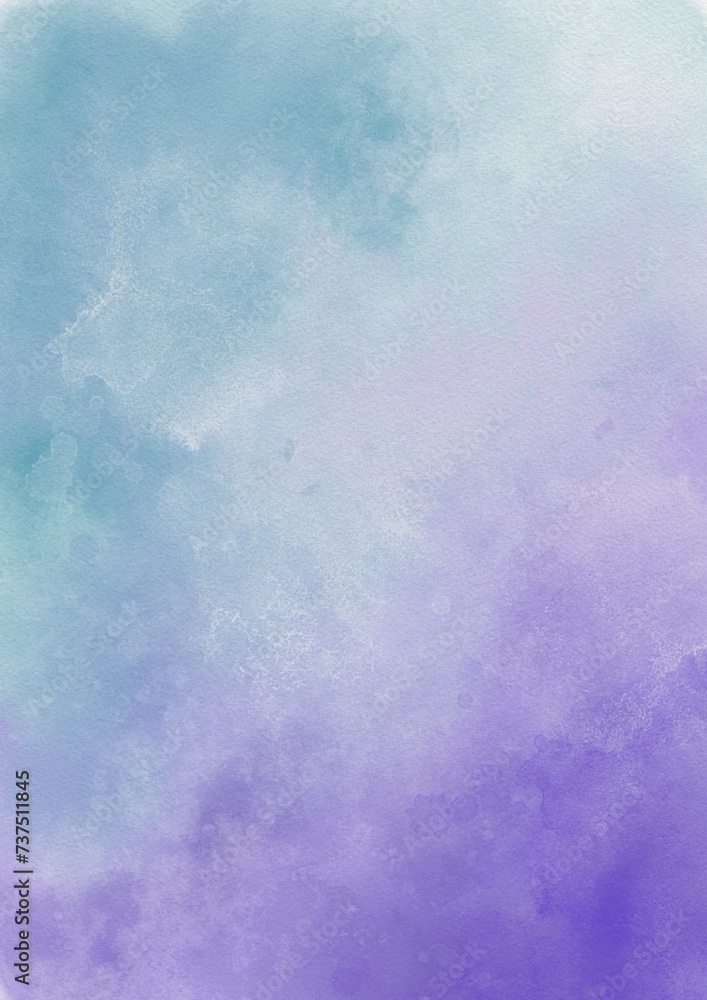 Watercolor gradient paper background A4