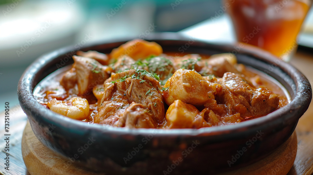 Pastitsada - Greek Chicken or Beef Stew Delight Photo Pastitsada - Greek Chicken or Beef Stew Delight Photo