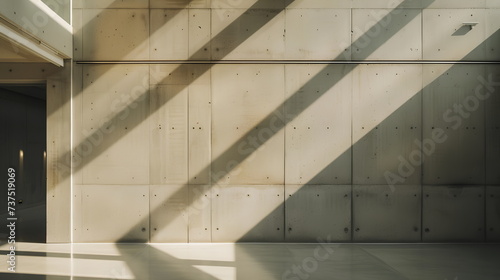 Empty room with concrete walls