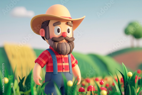 farmer character image
