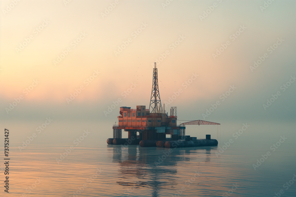 rig floating in the ocean is seen by many people rig floating in the ocean is seen by many people