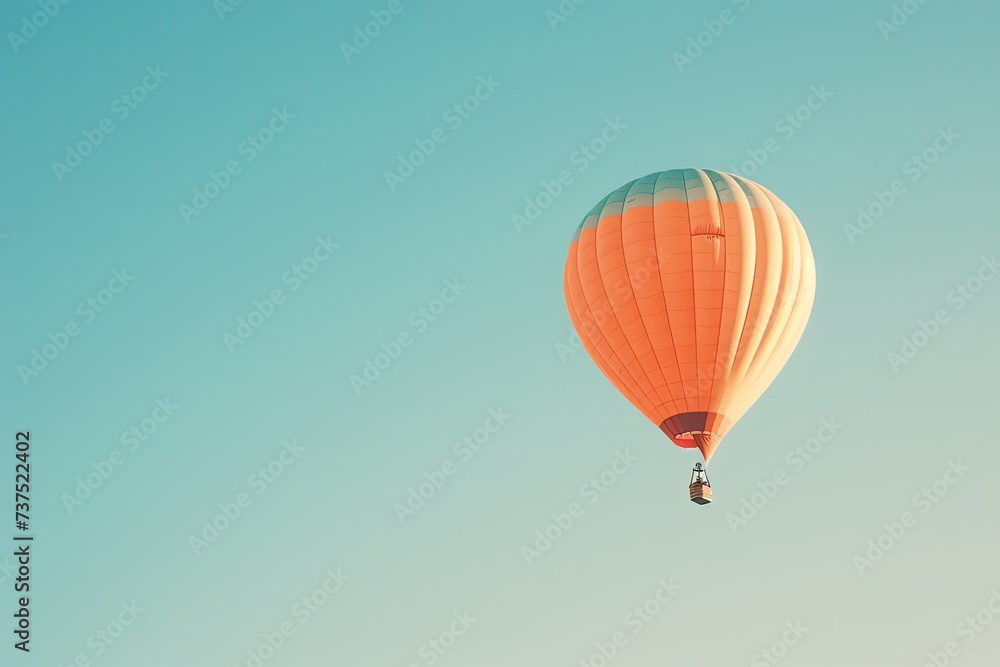 Fototapeta premium hot air balloon in flight