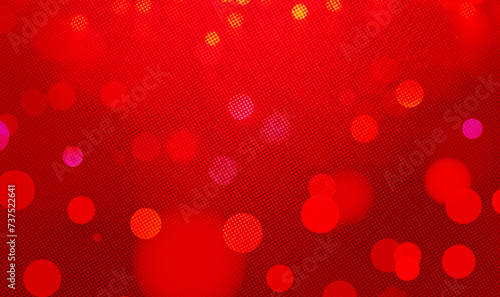 Red bokeh background banner perfect for Party, Anniversary, Birthdays, and various design works