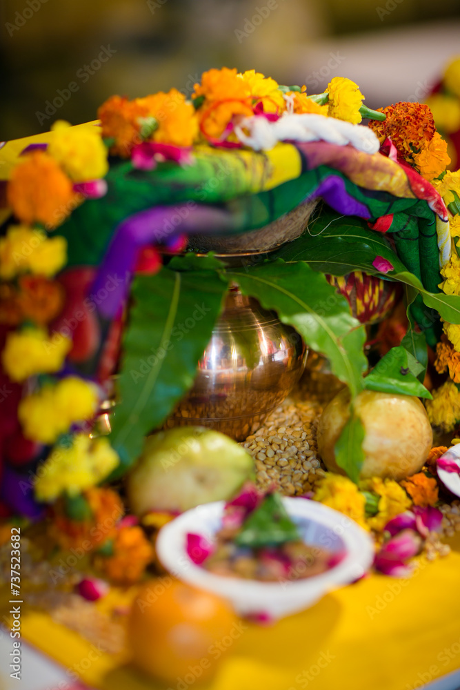 the Indian Yajna ritual. Indian Vedic fire ceremony called Pooja. A ritual rite, for many religious and cultural holidays and events in the Indian tradition. Hindu wedding vivah Yagya the Indian Yajna ritual. Indian Vedic fire ceremony called Pooja. A ritual rite, for many religious and cultural holidays and events in the Indian tradition. Hindu wedding vivah Yagya