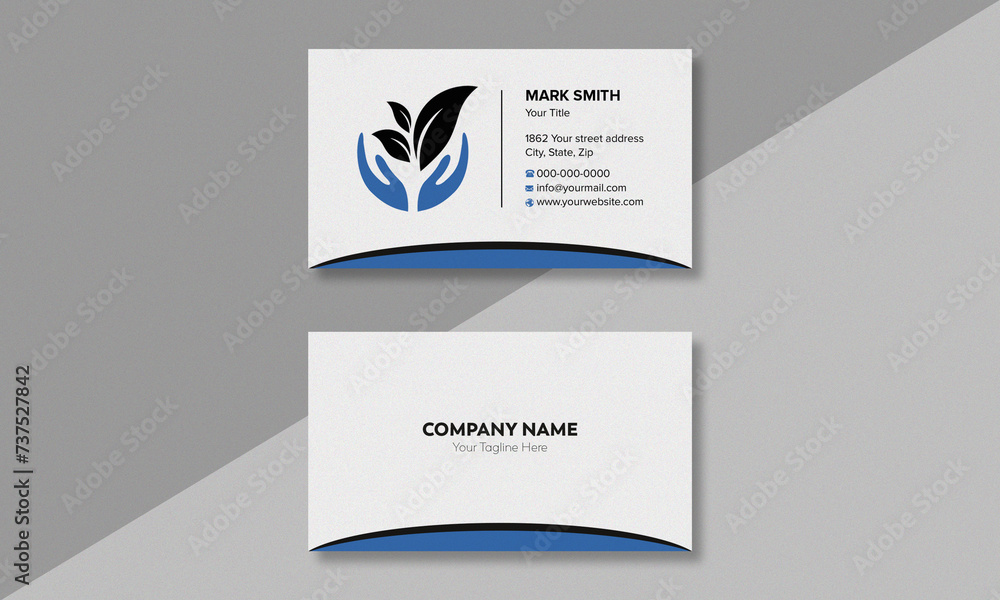 Fototapeta premium Modern business card design template