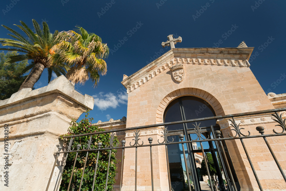 Obraz premium Friedhof von Muro, Mallorca, Balearen, Spanien