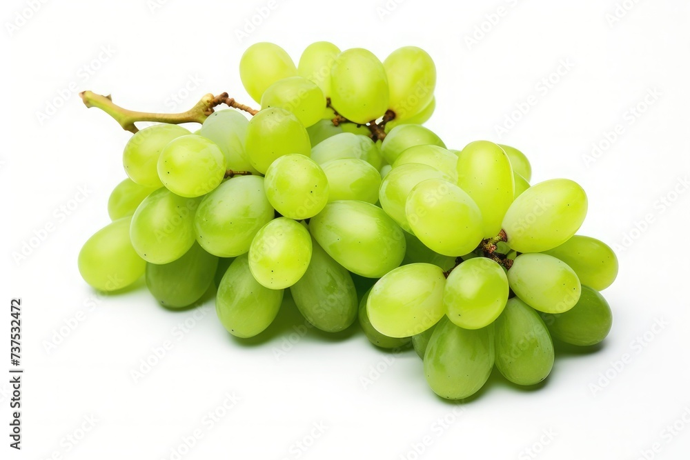 green grapes Isolated on white background green grapes Isolated on white background