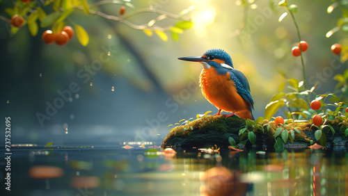 beautiful kingfisher