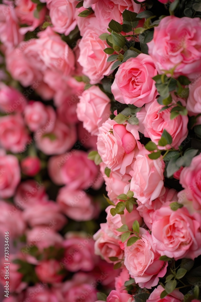 A close-up view of a bunch of pink flowers. Perfect for adding a touch of color and beauty to any project A close-up view of a bunch of pink flowers. Perfect for adding a touch of color and beauty to any project