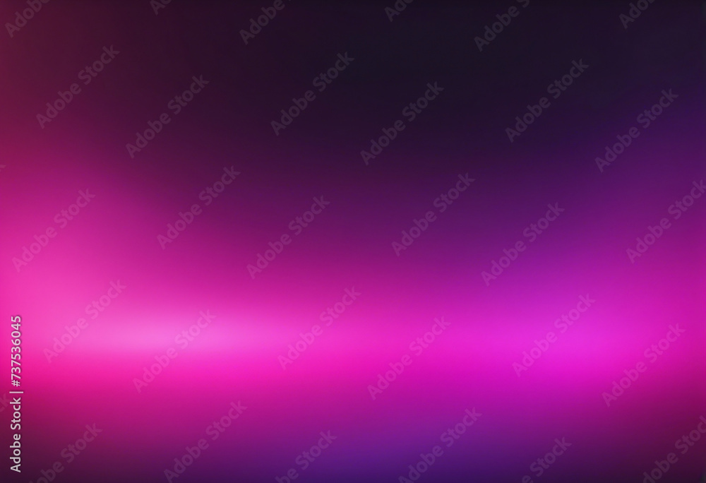 Soft gradient Banner with Smooth Blurred purple magenta black colors Neon purple horizontal line at the bottom