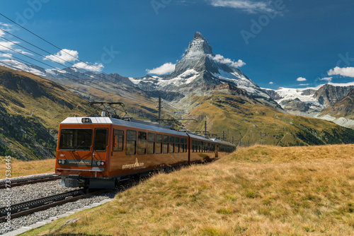 Gornergratbahn, Matterhorn, Wallis, Schweiz