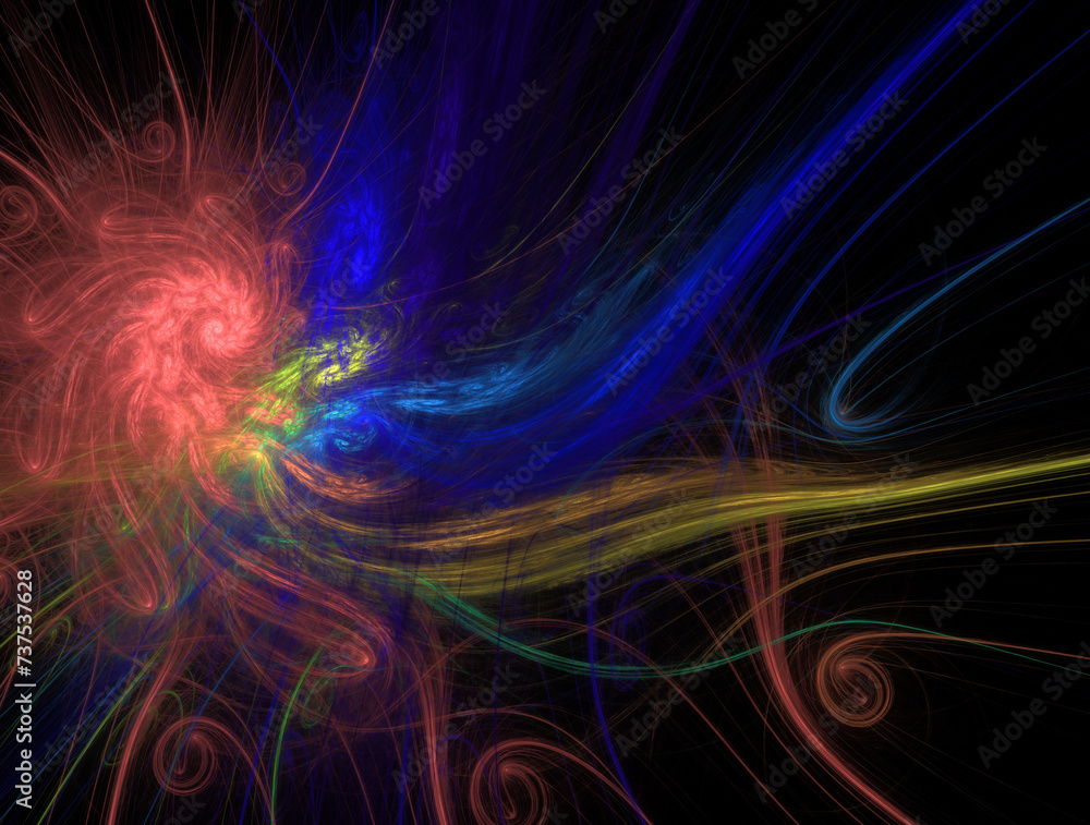 Imaginatory fractal abstract background Image Imaginatory fractal abstract background Image