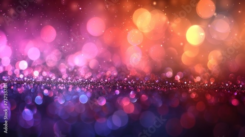 a blurry image of a purple and pink background with a lot of lights in the middle of the image.