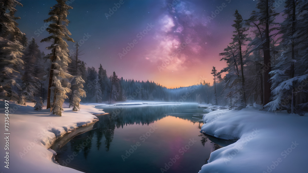 Fototapeta premium morning in the forest