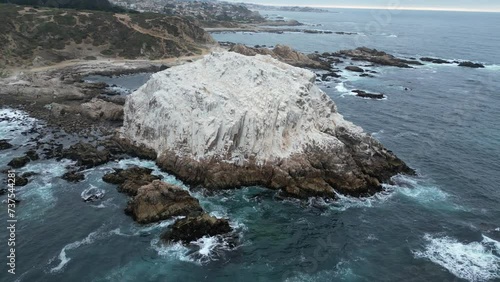 Islote Peñablanca y Punta Peñablanca, Algarrobo, Chile photo