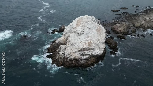 Islote Peñablannca y Punta de Peñablanca, Algarrobo, Chile photo