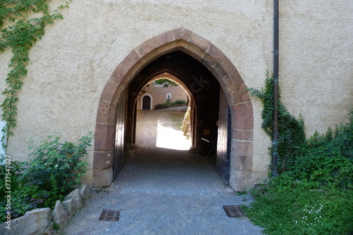 Burgtor Burg Gnandstein im Kohrener Land photo