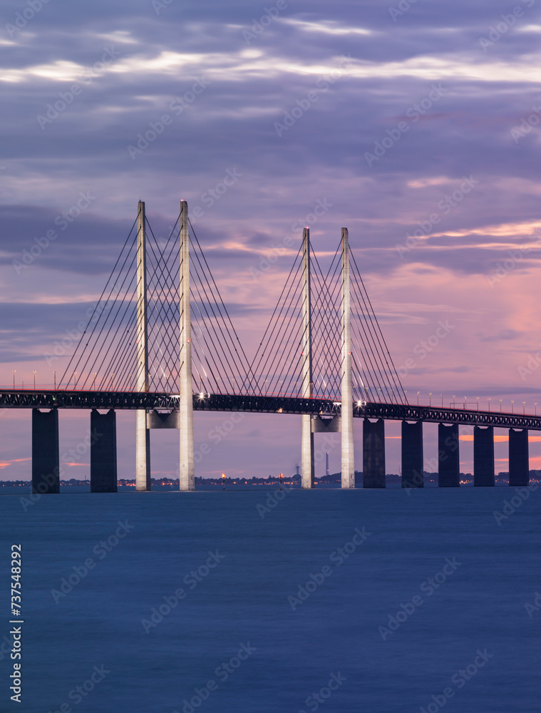 Obraz premium Öresundbrücke, Malmö, Schweden, Skandinavien, Europa