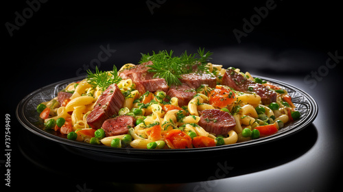 German Nudelsalat - Pasta Salad Image
