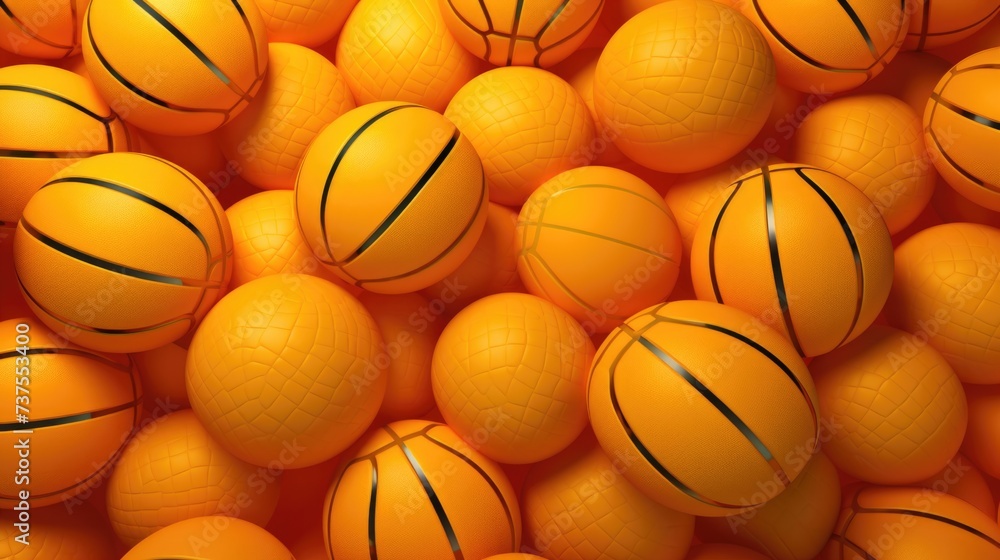 Background with basketballs in Saffron color. Background with basketballs in Saffron color.