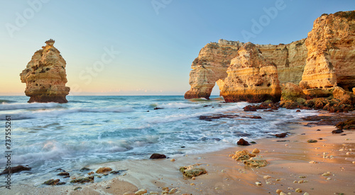 Küste beim Praia da Mesquita, Algarve,