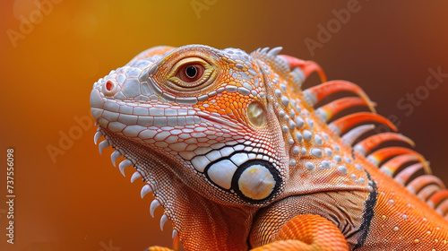 a close up of a lizard s head with a blurry background and a blurry background behind it.