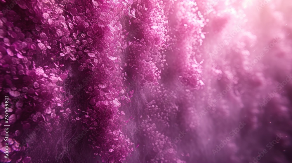 a close up view of water droplets on a window pane of a window with a pink light in the background.