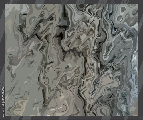 Obraz na plátně Grunge backdrop in gray tones for camouflage uniform or interiors